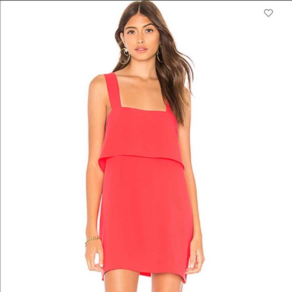 Amanda Uprichard Mini Dress Electric Red